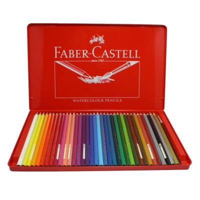 Faber-Castell-Chì Màu Rl Ws Parrot-36 Màu Dài (Hộp Thiếc)