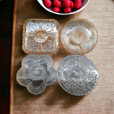 KHAY ĐỰNG MỨT TẾT BÁNH KẸO NGÀY TẾT SANG TRỌNG BẰNG MEKA ACRYLIC TRONG SUỐT CAO CẤP - THM05