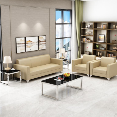 Bộ sofa văn phòng cao cấp Juno Sofa kèm 2 ghế đơn HVPCT-05