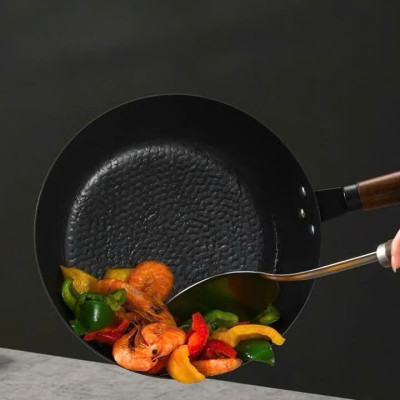 Chảo Vân Đá Chống Dính 3 Lớp Size 28cm, Chảo Chiên Ngập Dầu Sâu Lòng  - HÀNG CHÍNH HÃNG MINIIN