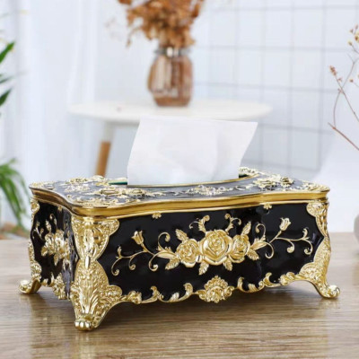 Hộp khăn giấy Hợp kim chữ nhật 76101C