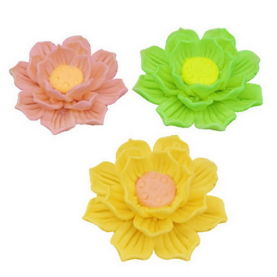 Khuôn làm bánh, rau câu silicon hoa sen nở nhiều tầng loại 8 cm – Mã số 1998