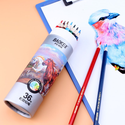 Bút chì 36 màu kèm gọt chì Baoke - PO1036