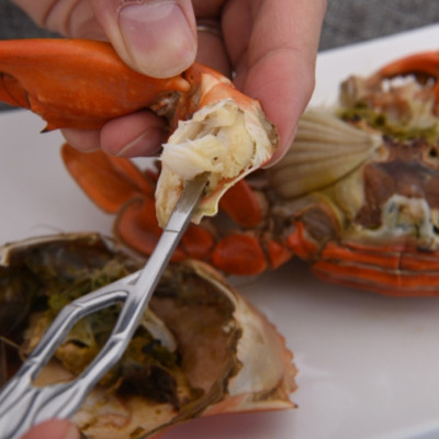 Hàng Cao Cấp Bộ hộp 7 Dụng Cụ Ăn Cua Ghẹ Sò Ngao Tôm Hùm Hải Sản Đa Chức Năng inox 304 