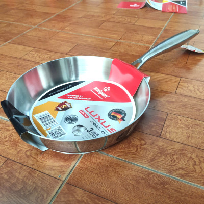 Chảo Inox 316 đúc liền khối 3 lớp Kalpen Luxus, bảo hành 5 năm
