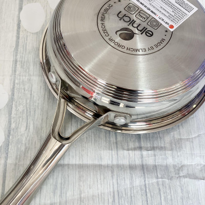 CHẢO INOX CHỐNG DÍNH ELMICH 3 ĐÁY MAX A 26CM( mã 2353763)