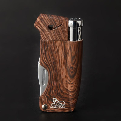 Vỏ Hột Quẹt Bật Lửa Kiêm Bộ Dụng Cụ Đa Năng Lubinski SK28 Thiết Kế Đẹp Độc Lạ Ngọn Lửa Mạnh Mẽ - Dùng Gas Cao Cấp