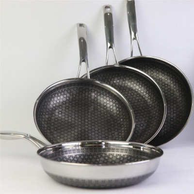 Chảo chống dính 2 mặt Inox 3 lớp đúc liền khối Blackcube Noon Song bếp từ 20/22/24/26cm