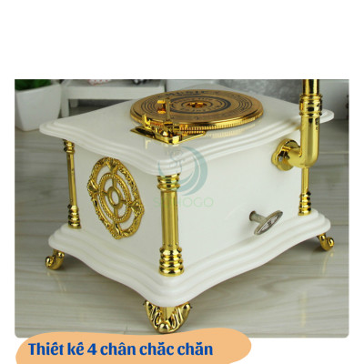 Hộp Nhạc Hoa Loa Kèn Cổ Điển Hộp Phát Nhạc Trang Trí Hình Hoa Loa Kèn Hộp Nhạc Vintage Hoa Loa Kèn Hộp Nhạc Hoa Nghệ Thuật – Phong Cách Retro Hộp Nhạc Decor Hoa Loa Kèn Sang Trọng