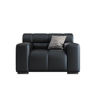 Bộ sofa bọc da văn phòng cao cấp Juno Sofa kèm ghế đơn HVPCT-15 