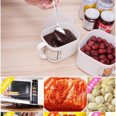 Hộp đựng bảo quản nắp mềm có tay cầm tiện lợi ( dung tích 1.4L ) - Hàng nội địa Nhật Bản.