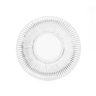 Khay trái cây nhựa JB vân gợn sóng - Trong suốt - Hàng nhập khẩu chính hãng Cobihome