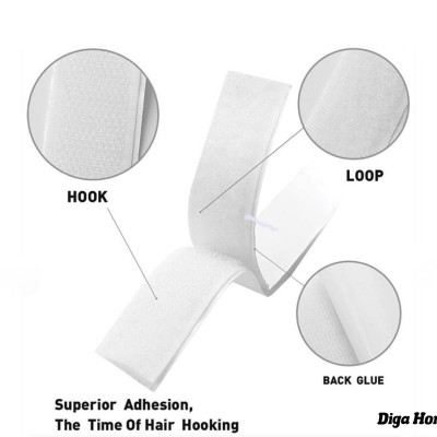 Nhám dính 2,5cm Có KEO băng xé, dính gai, verclo, băng khóa nhám