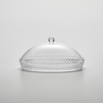 Khay đựng bánh và hoa quả Elegant Oval Dome Korea