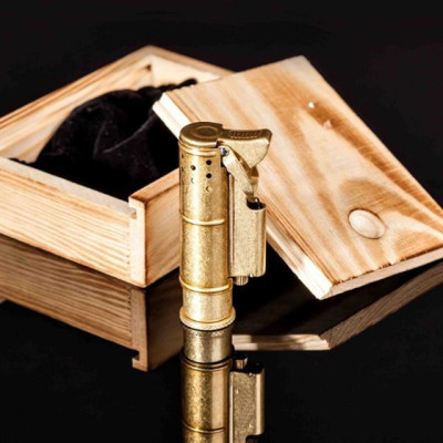 Vỏ Hột Quẹt Bật Lửa Xăng Đá Promise - BNC 005 Kiểu Dáng Cổ Điển Đẹp Độc Lạ Dùng Xăng Bấc Đá Cao Cấp