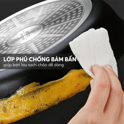 Chảo Chống Dính Siêu Bền Nhập Khẩu Elmich EL-8124 Size 24-28cm, Hàng Chính Hãng,Dùng Mọi Bếp-JoyMall