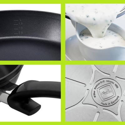 Chảo Chống Dính Fissler Alux Cao Cấp Loại (20cm) - Phân Phối Chính Hãng