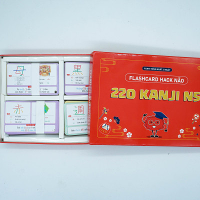 Flashcard Hack Não 220 Kanji N5 - Hướng Dẫn Học Qua Câu Chuyện