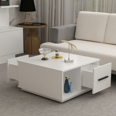 Bàn trà bằng gỗ cho phòng khách gia đình SMLIFE Cogitum