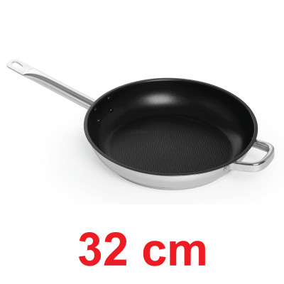 Chảo chống dính và nắp kính Fivestar 32cm tặng 5 muỗng