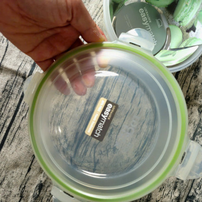 Hộp Nhựa Đựng Thực Phẩm, SaLat, Canh Hình Tròn Kín Hơi, Nhựa PP Nestable HSM945 - 1.4L