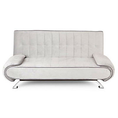 Sofa bed giường lật dọc Tundo màu xám nhạt 200 x 120 cm