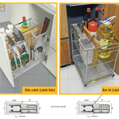 Giá dao thớt inox 304 nan dẹt bảo hành vĩnh viễn han gỉ