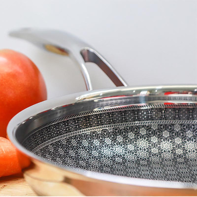 Chảo chống dính 2 mặt Inox 3 lớp đúc liền khối Blackcube Noon Song bếp từ 20/22/24/26cm