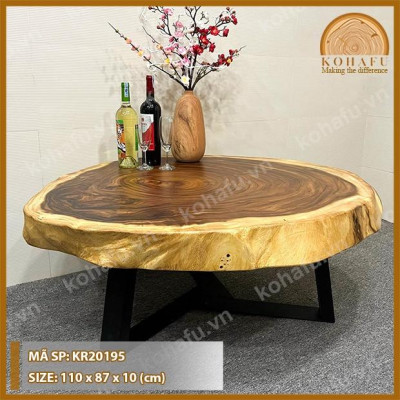 MẶT BÀN OVAL SOFA CHO PHÒNG KHÁCH HIỆN ĐẠI - KR20192