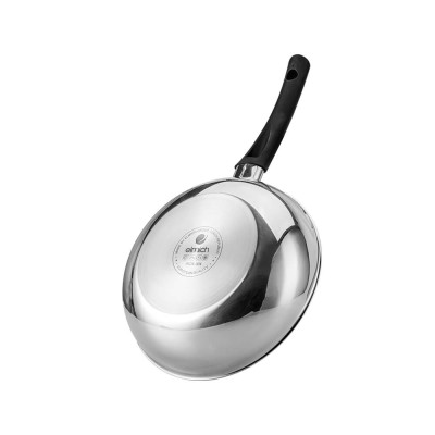 Chảo sâu lòng inox nguyên khối Elmich Basic EL-2842IN nhiều size, Hàng chính hãng, bắt từ nhanh mọi bếp - JoyMall