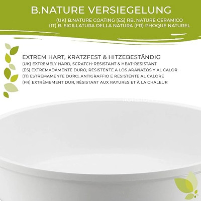 Chảo sâu lòng Berndes Schmorpan Sautepan Vain 032127 28cm màu trắng