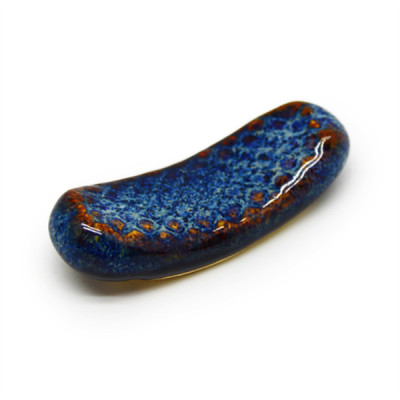 06 Gác đũa thanh cong Snack Đông Gia - xanh sóng biển 8094.
 Snack chopstick holder