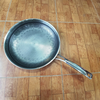 Chảo Noon Song inox 3 lớp đáy từ chống dính 2 mặt Blackcube 32cm hàng xuất Hàn Quốc