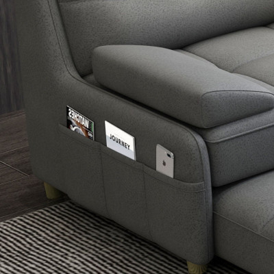 Sofa giường đa năng hộc kéo cao cấp HGK-19 ngăn chứa đồ tiện dụng Tundo KT 2m5