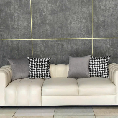 Sofa băng da Juno Sofa kích thước 2m Uptrend tặng kèm 4 gối