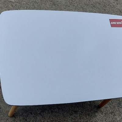 Bàn trà gỗ vuông Juno Sofa 50 x 85 x 45 cm (trắng)