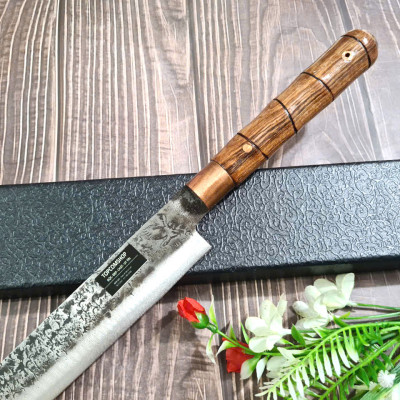 DAO BẾP NHÍP PHÚC SEN  SASHIMI MẶT HOA VĂN MÃ HB1 N4