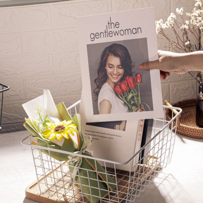 Giỏ kim loại đựng đồ đa năng (M).Hàng nhập khẩu chính hãng.