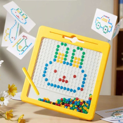 Bảng Vẽ Nam Châm Từ Tính , Bảng Vẽ Xếp Hình Nam Châm Thế Hệ Mới,Đồ Chơi Giáo Dục Xếp Hình Nam Châm, Bảng Vẽ Bút Bi Nam Châm Từ Tính Cho Bé