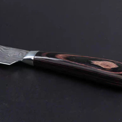 3 KIỂU MẪU DAO BẾP NHẬT SANTOKU THÉP DAMASCUS NHẬT BẢN CAO CẤP