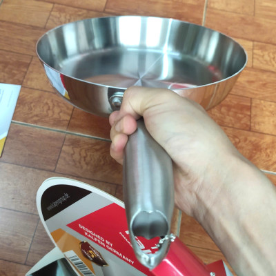 Chảo Inox 316 đúc liền khối 3 lớp Kalpen Luxus, bảo hành 5 năm