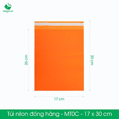 MT0 - 17x30 cm - Túi nilon TIẾT KIỆM gói hàng - 100 túi niêm phong đóng hàng