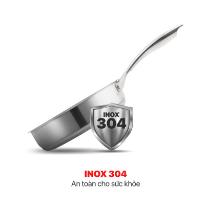 CHẢO INOX CHỐNG DÍNH ELMICH 3 ĐÁY MAX A 16CM