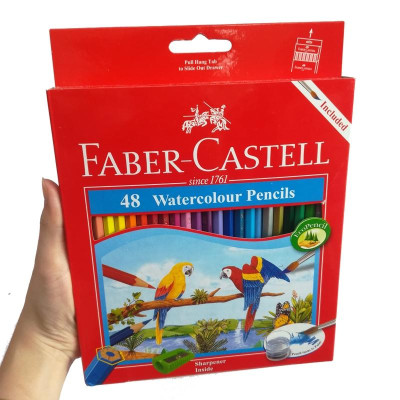 Chì Màu Nước Parrot - 48 Màu Dài Faber-Castell-114468