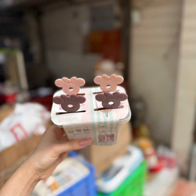 Hộp 4 Khuôn Làm Kem Hình Tai Gấu – Tái Sử Dụng, Dễ Thương, Tiện Lợi Mùa Hè - HÀNG CHÍNH HÃNG MINIIN