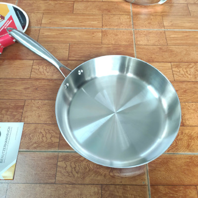 Chảo Inox 316 đúc liền khối 3 lớp Kalpen Luxus, bảo hành 5 năm