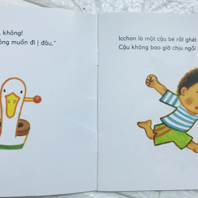 Sách bộ Ehon 6 cuốn - Bé 0-3 tuổi - Có dài không có tuyệt vời không + Mặc được rồi + Cầu trượt thật dài + Kết bạn với tớ nhé + Ngủ ngon nhé chim cánh cụt + Cùng đi ị nào