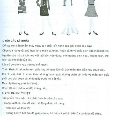 Kỹ Thuật Cắt May: Thiết Kế - Thực Hành Các Mẫu Y Phục Nữ (Tái Bản)