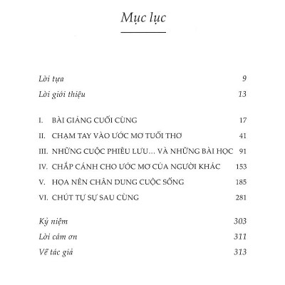 Bài Giảng Cuối Cùng