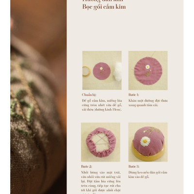 Thêu Ngay Không Cần Hoa Tay - Kỹ Thuật Thêu Hiện Đại Cho Người Mới Học